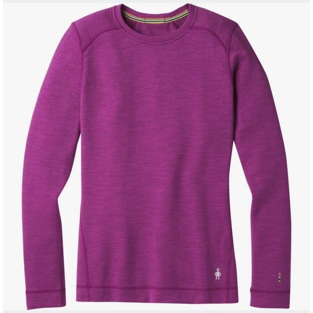 Smartwool Pink Merino Wool 250 Baselayer Crew Neck Women's XL GorpCore